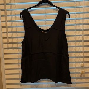 Natalie Martin Silk Black Lisa Tank, NWT